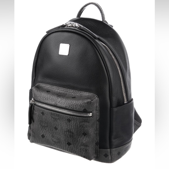 MCM Stark Visetos Top Handle Backpack Bookbag - Picture 2 of 16